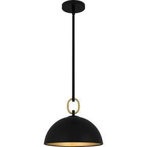Pendants Metal Shade by Quoizel ( 10 | CEO1812MBK Cleo ) 
