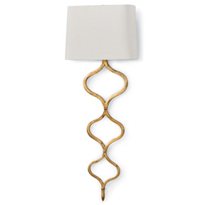 Sconces Single Candle by Regina Andrew ( 400 | 15-1018GL Sinuous ) 