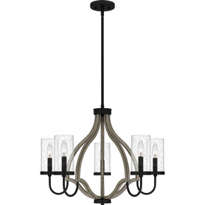 Mid. Chandeliers Glass Up by Quoizel ( 10 | CNE5026MBK Cornelia ) 