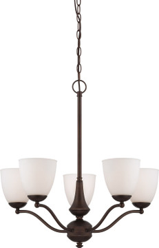 Mid. Chandeliers Glass Up by Nuvo Lighting ( 72 | 60-5135 Patton ) 
