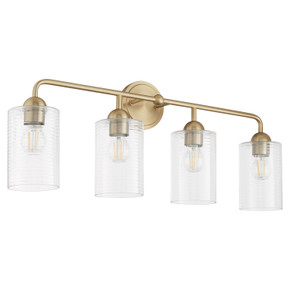 Bathroom Fixtures Four Lights by Quorum ( 19 | 598-4-80 Charlotte ) 