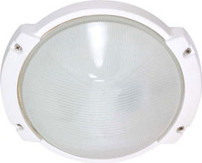 Exterior Wall Mt./Flush by Nuvo Lighting ( 72 | 60-516 Die Cast Bulk Heads Semi Gloss White ) 