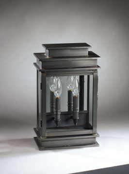 Exterior Wall Mt./Flush by Northeast Lantern ( 196 | 8811-DB-LT2-CLR-PM Empire ) 