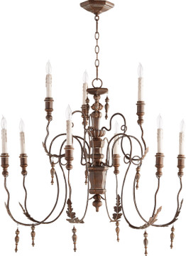 Mid. Chandeliers Candle by Quorum ( 19 | 6006-9-39 Salento ) 