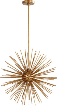 Pendants Starburst by Quorum ( 19 | 600-8-74 ELECTRA ) 