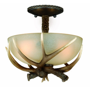 Semi-Flush Mts. Bowl Style by Vaxcel ( 63 | C0014 Yoho ) 