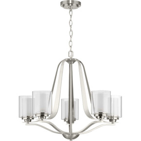 Mid. Chandeliers Glass Up by Progress Lighting ( 54 | P400095-009 Kene ) 
