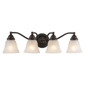 Bathroom Fixtures Four Lights by Vaxcel ( 63 | VL35124OBB Standford ) 