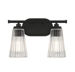 Bathroom Fixtures Two Lights by Savoy House ( 51 | 8-1745-2-BK Chantilly ) 