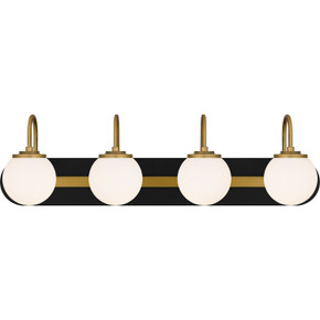 Bathroom Fixtures Four Lights by Quoizel ( 10 | DES8631MBK Desmond ) 