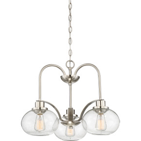Mid. Chandeliers Glass Down by Quoizel ( 10 | TRG5103BN Trilogy ) 