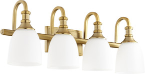 Bathroom Fixtures Four Lights by Quorum ( 19 | 5011-4-80 Richmond ) 