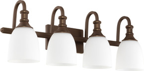 Bathroom Fixtures Four Lights by Quorum ( 19 | 5011-4-86 Richmond ) 