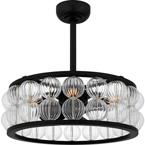 Fans Fandeliers by Quoizel ( 10 | TRK3123MBK Terrarock ) 