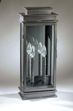 Exterior Wall Mt./Flush by Northeast Lantern ( 196 | 8851-DB-LT2-CLR-PM Empire ) 