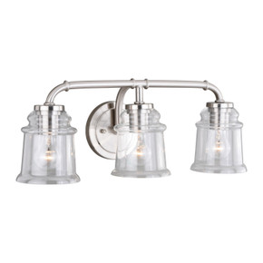 Bathroom Fixtures Three Lights by Vaxcel ( 63 | W0241 Toledo ) 