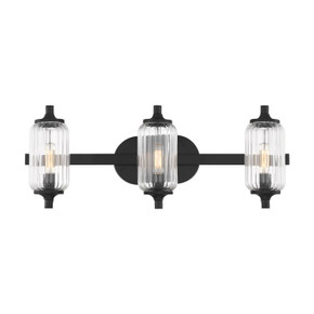 Bathroom Fixtures Three Lights by Savoy House ( 51 | 8-3024-3-BK Holton ) 