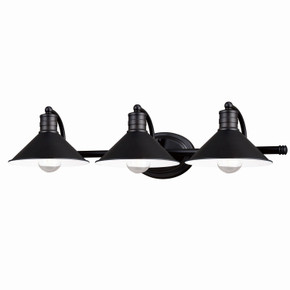 Bathroom Fixtures Three Lights by Vaxcel ( 63 | W0285 Akron ) 