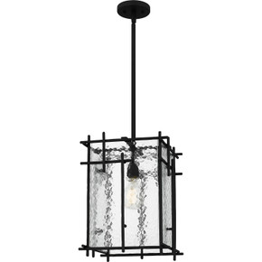 Pendants Glass Down by Quoizel ( 10 | DPN1512MBK Daphne ) 