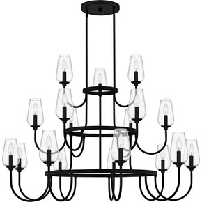 Large Chandeliers Glass Shade by Quoizel ( 10 | VSC5048MBK Viscount ) 