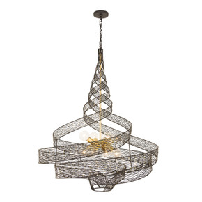 Large Chandeliers Empire/Basket by Varaluz ( 137 | 240P08MBFG Flow ) 
