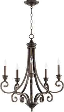 Mid. Chandeliers Candle by Quorum ( 19 | 6054-5-86 Bryant ) 