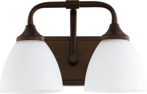 Bathroom Fixtures Two Lights by Quorum ( 19 | 5059-2-86 Enclave ) 