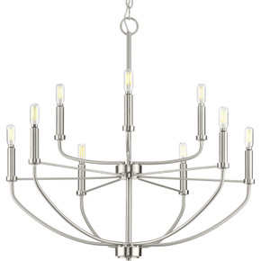 Mid. Chandeliers Candle by Progress Lighting ( 54 | P400228-009 Leyden ) 