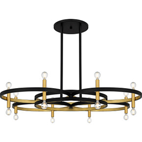 Large Chandeliers Candle by Quoizel ( 10 | WID5050MBK Winsland ) 