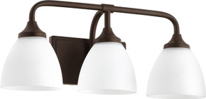 Bathroom Fixtures Three Lights by Quorum ( 19 | 5059-3-86 Enclave ) 