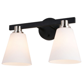 Bathroom Fixtures Two Lights by Vaxcel ( 63 | W0405 Vermont ) 
