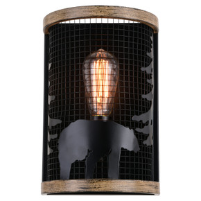 Sconces Pocket by Vaxcel ( 63 | W0408 Kodiak ) 