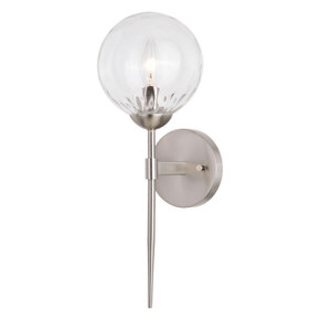 Sconces Single Glass by Vaxcel ( 63 | W0409 Olson ) 