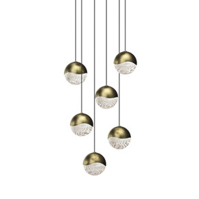 Mid. Chandeliers Multi-Port/Cascade by Sonneman ( 69 | 2915.14-MED Grapes ) 