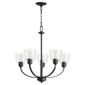 Mid. Chandeliers Glass Up by Quorum ( 19 | 6060-5-69 Reyes ) 