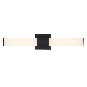 Bathroom Fixtures Cylindrical / Linear by Trans Globe Imports ( 110 | LED-22444 BK Saavy ) 