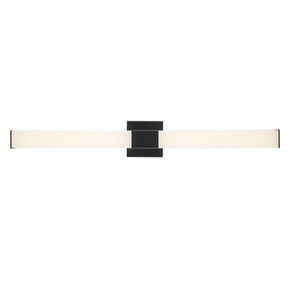 Bathroom Fixtures Cylindrical / Linear by Trans Globe Imports ( 110 | LED-22446 BK Saavy ) 