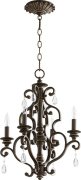 Mini Chandeliers Candle by Quorum ( 19 | 6073-4-39 San Miguel ) 