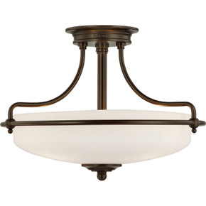 Semi-Flush Mts. Bowl Style by Quoizel ( 10 | GF1717PN Griffin ) 
