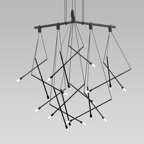 Mid. Chandeliers Multi-Port/Cascade by Sonneman ( 69 | SLS1165 Suspenders ) 