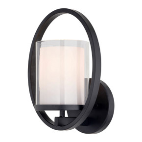 Sconces Single Glass by Vaxcel ( 63 | W0466 Princeton ) 
