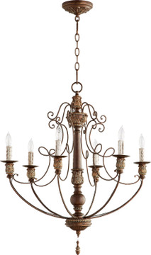 Mid. Chandeliers Candle by Quorum ( 19 | 6106-6-39 Salento ) 