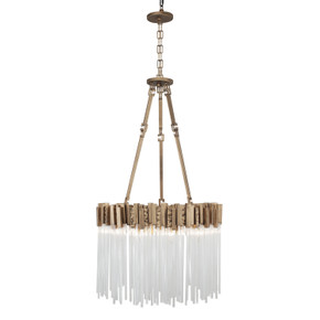 Mini Chandeliers Glass Shade by Varaluz ( 137 | 309P06HG Matrix ) 