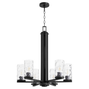 Mid. Chandeliers Glass Up by Quorum ( 19 | 6111-6-59 Steinway ) 