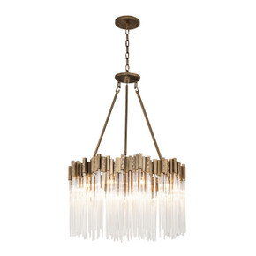Mid. Chandeliers Glass Down by Varaluz ( 137 | 309P10HG Matrix ) 