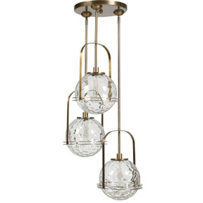 Mini Pendants 3 Light Cluster by Uttermost ( 52 | 21541 Mimas ) 