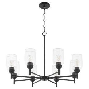 Mid. Chandeliers Glass Up by Quorum ( 19 | 6112-8-59 Wallinger ) 