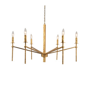 Mid. Chandeliers Candle by Terracotta Designs ( 374 | H20103-6GD Aurore ) 
