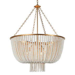 Mid. Chandeliers Empire/Basket by Terracotta Designs ( 374 | H21103W-9GL Campana ) 