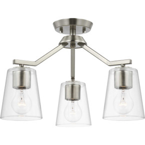 Semi-Flush Mts. Glass Down by Progress Lighting ( 54 | P400340-009 Vertex ) 